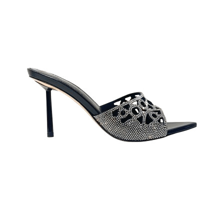 BELLA SANDALE NOIR CRYSTAL LE SILLA