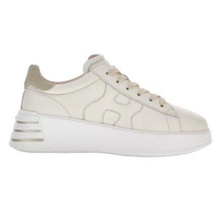 HXW5640 SNEAKERS REBEL ECRU DOREE HOGAN
