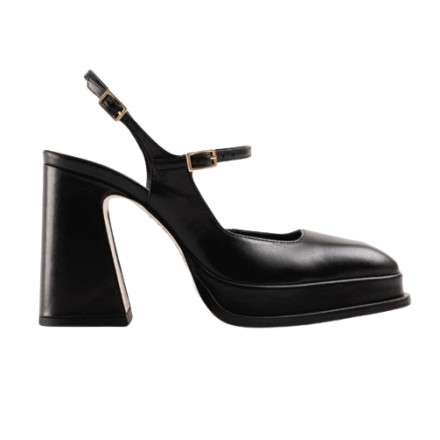 CLAUDIA SANDALE NOIR SOULIERS MARTINEZ