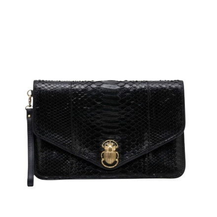 POCHETTE PYTHON ALICIA NOIR CLARIS VIROT