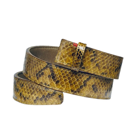 CEINTURE PYTHON KAKI CLARIS VIROT