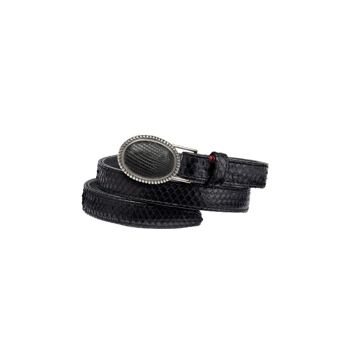 BABY CEINTURE PYTHON NOIR CLARIS VIROT