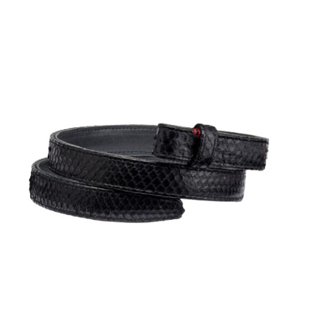 BABY CEINTURE PYTHON NOIR CLARIS VIROT