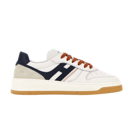 HXM 6300 SNEAKERS HOMME BLANC/NAVY/ORANGE HOGAN
