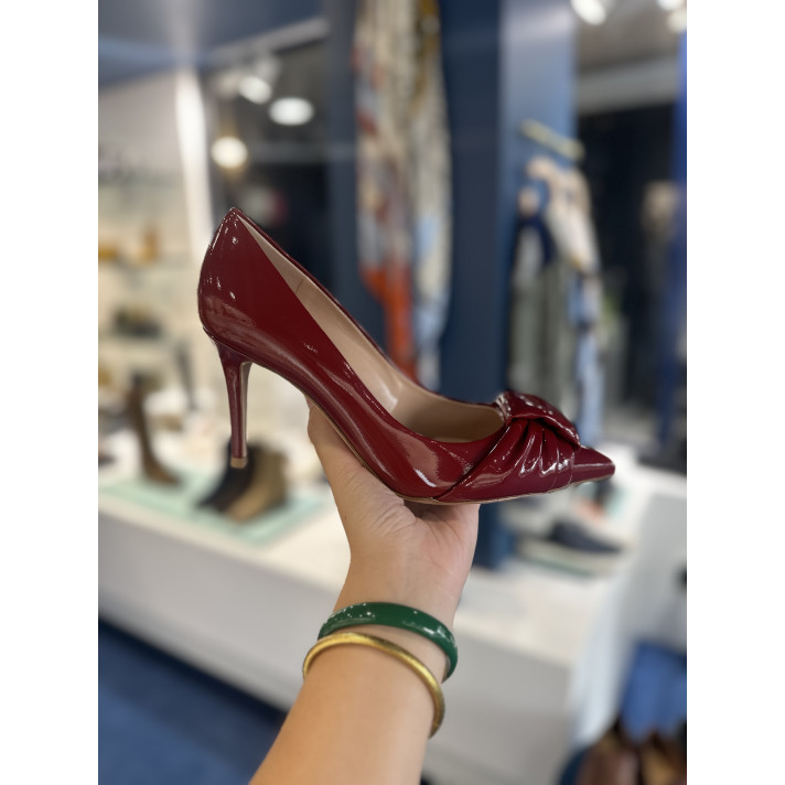 G22317 ESCARPIN VERNIS ROUGE GIANVITO ROSSI