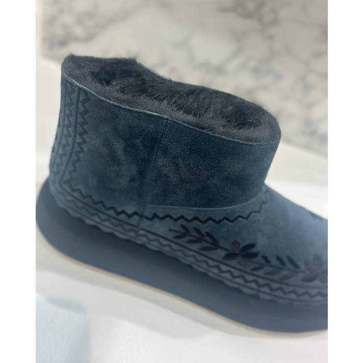 ZARINA BOOTS MINERAL NOIR CLERGERIE