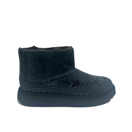 ZARINA BOOTS MINERAL NOIR CLERGERIE