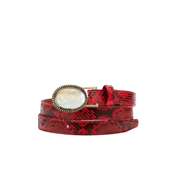 BABY CEINTURE PYTHON RUBIS CLARIS VIROT