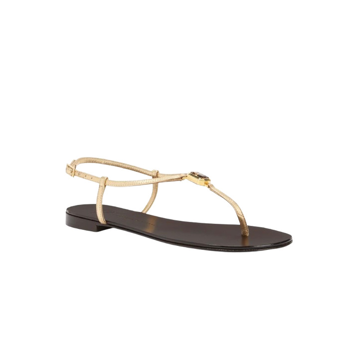 SANDALES CAMELIEE OR GANASS GIUSEPPE ZANOTTI