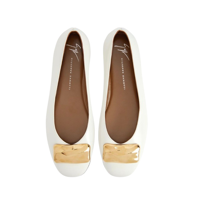 GEORGIA BALLERINES IVOIRE GIUSEPPE ZANOTTI