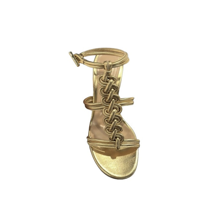 CAPUA SANDAL 45 DORE GIANVITO ROSSI