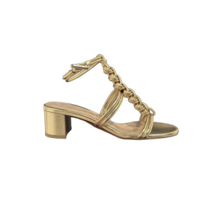 CAPUA SANDAL 45 DORE GIANVITO ROSSI