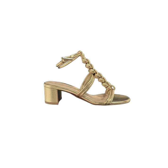 CAPUA SANDAL 45 DORE GIANVITO ROSSI