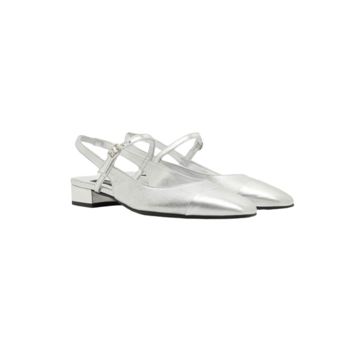 OCEANO SLINGBACK ARGENT CAREL
