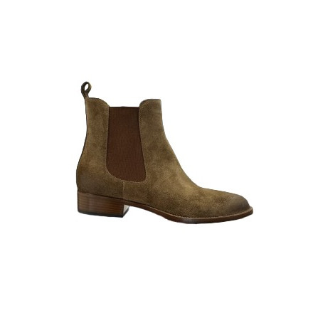 BOTTINE SR471204 CUIR VELOURS ACACIA SARTORE