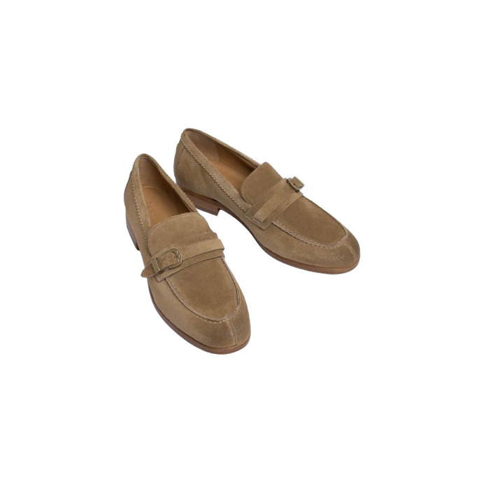 MOCASSIN SR472101 CUIR VELOURS CANNABIS SARTORE