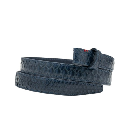 BABY CEINTURE NAVY PYTHON CLARIS VIROT