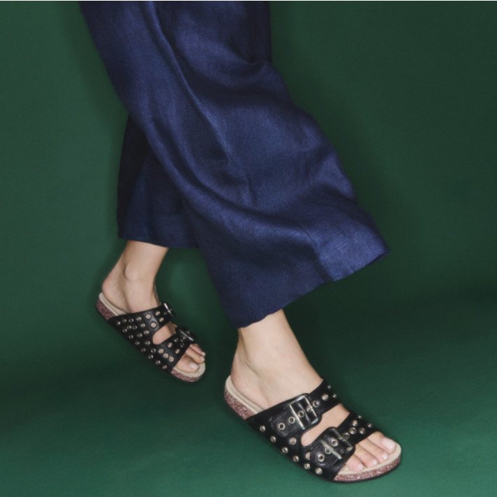ODETTE OEILLETS NOIR CLARIS VIROT
