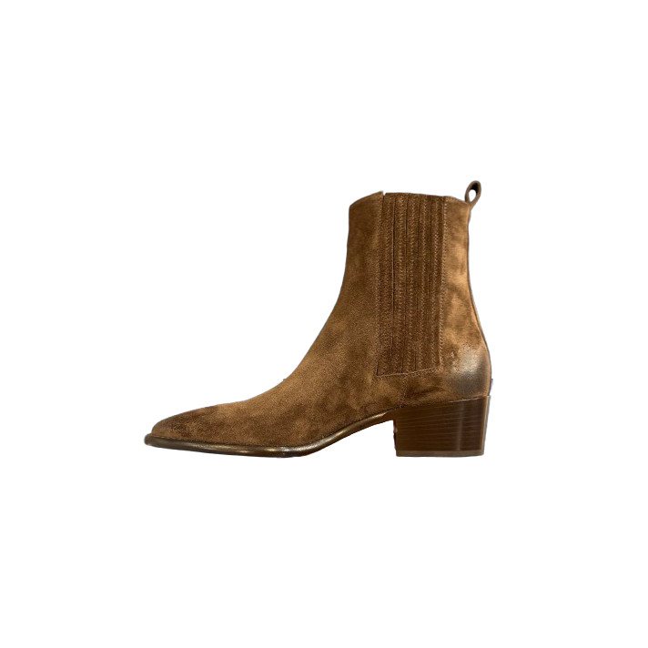 BOTTINE SR40511D VELOUR CORVINO MARRON SARTORE