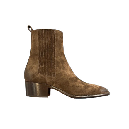 BOTTINE SR40511D VELOUR CORVINO MARRON SARTORE