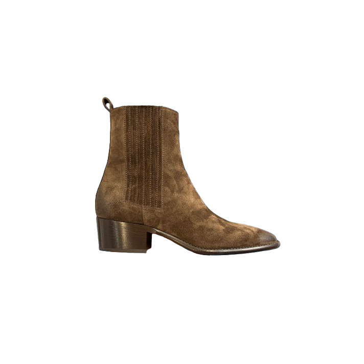BOTTINE SR40511D VELOUR CORVINO MARRON SARTORE
