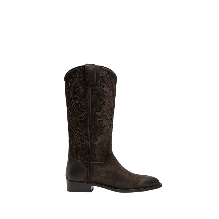 BOTTE SR471006 CUIR WAX MARRON PEPE SARTORE