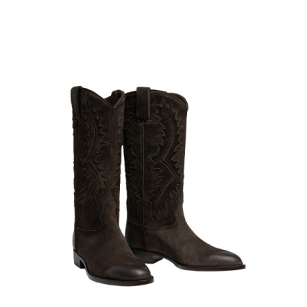 BOTTE SR471006 CUIR WAX MARRON PEPE SARTORE