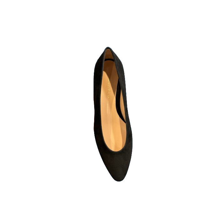 AMELIA FLAT DAIM NOIR GIANVITO ROSSI