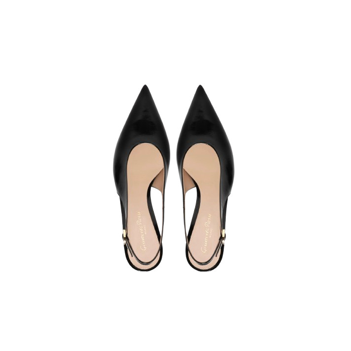 ROBBIE SLING VERNIS 85 NOIR GIANVITO ROSSI