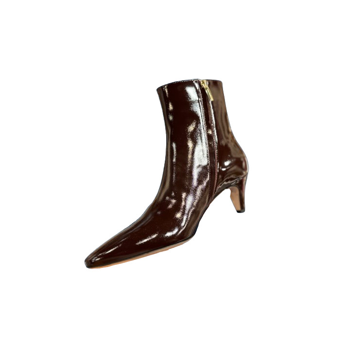 AMELIA BOTTINE 55 NUIT BOURGOGNE GIANVITO ROSSI