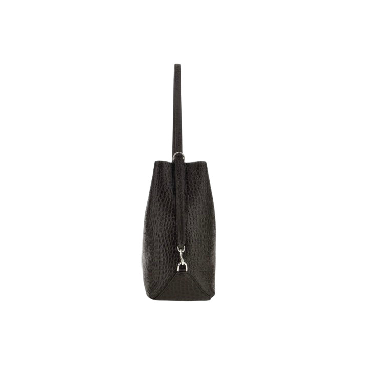 SAC HOBO EFFET CROCO CHOCO HOGAN