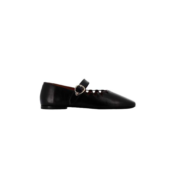 BALLERINE GINGER NOIR SOCQUE PARIS