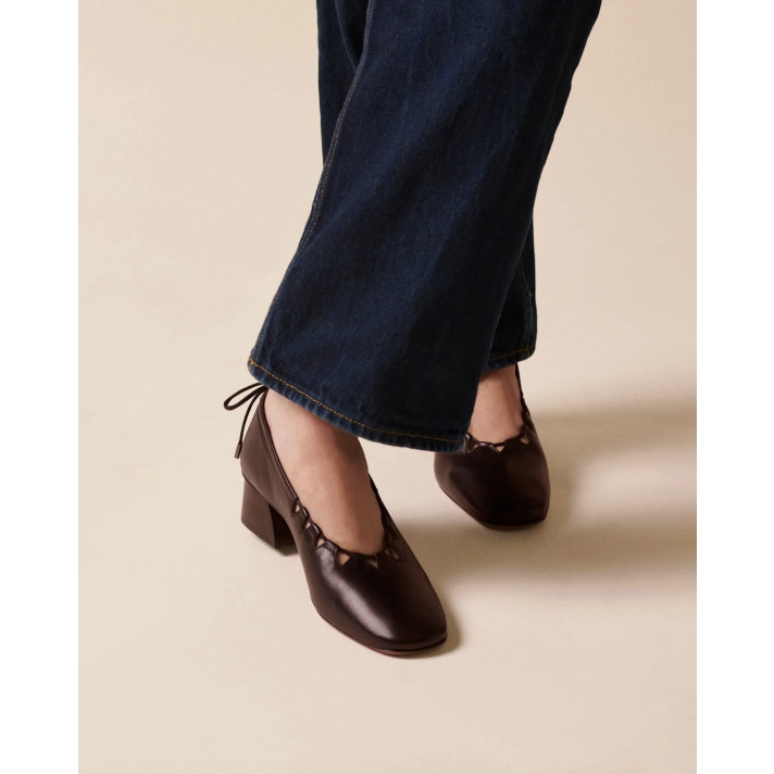 BALLERINE MOUNE CHOCO SOCQUE PARIS
