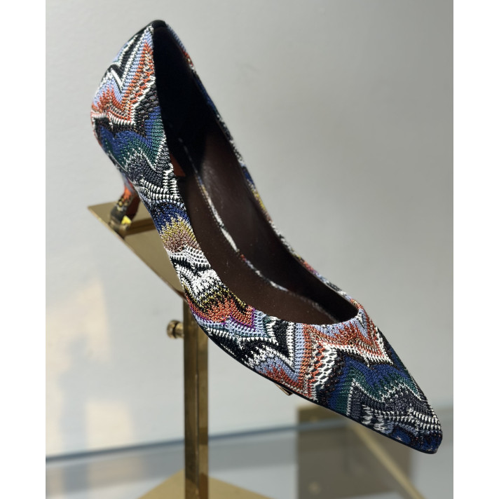 GRACE KITTEN PUMP RASHEL FLOWER MULTI MISSONI