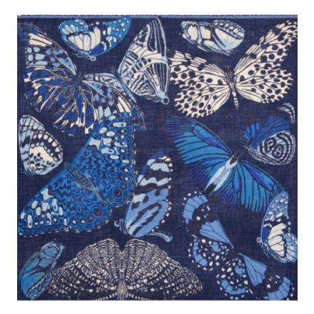 CARRE 130 PAPILLON BLEU INOUI ÉDITIONS