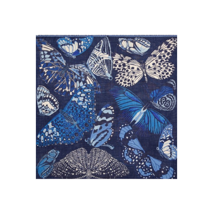 CARRE 130 PAPILLON BLEU INOUI ÉDITIONS