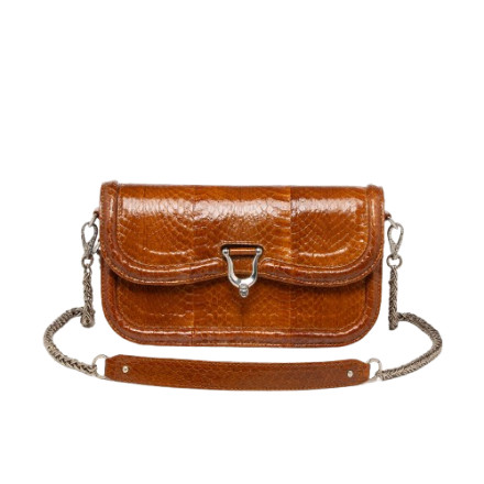 SAC MANON BAGUETTE COBRA MIEL CLARIS VIROT
