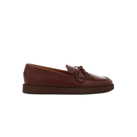 MOC TOTEM CUIR MARRON SOCQUE PARIS