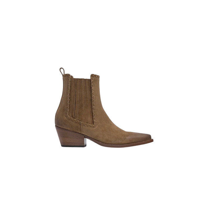 BOTTINE SR490401 CUIR VELOURS RECIFE SARTORE