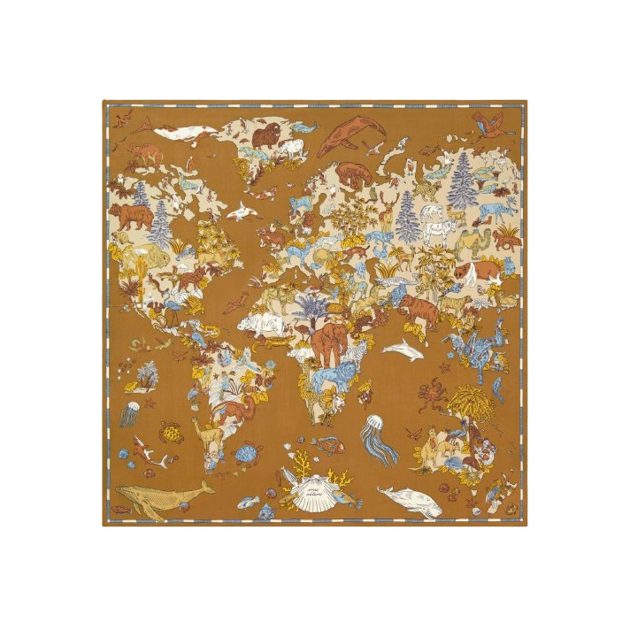 CARRE 130 ATLAS BEIGE INOUI EDITIONS