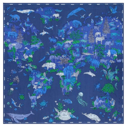 CARRE 130 ATLAS BLEU INOUI EDITIONS