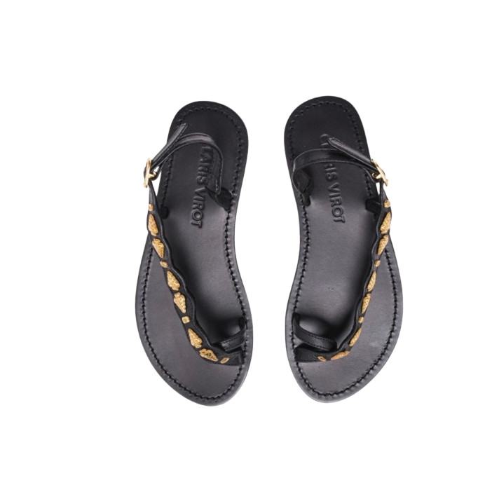 SUZETTE SANDALES NOIR CLARIS VIROT