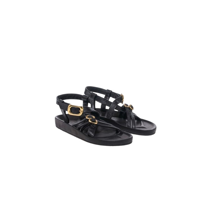 CLAUDETTE SANDALES NOIR CLARIS VIROT