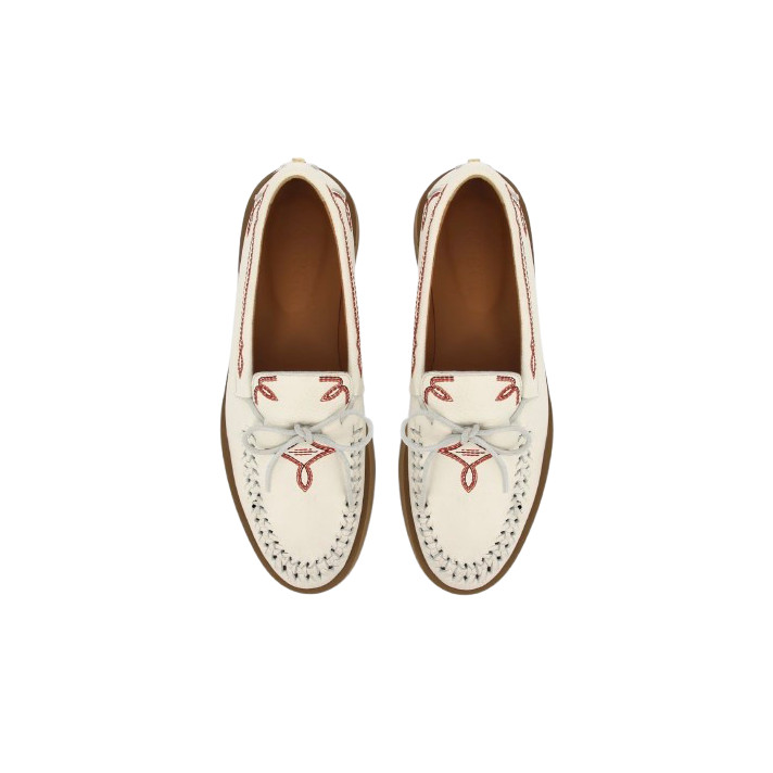 TOTEM MOC CUIR CREME SOCQUE PARIS