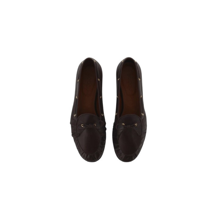 COMO MOC CUIR CHOCOLAT SOCQUES PARIS