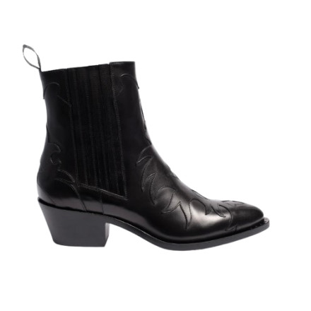 BOTTINE SR3645 FLAMME PARMA NOIR SARTORE