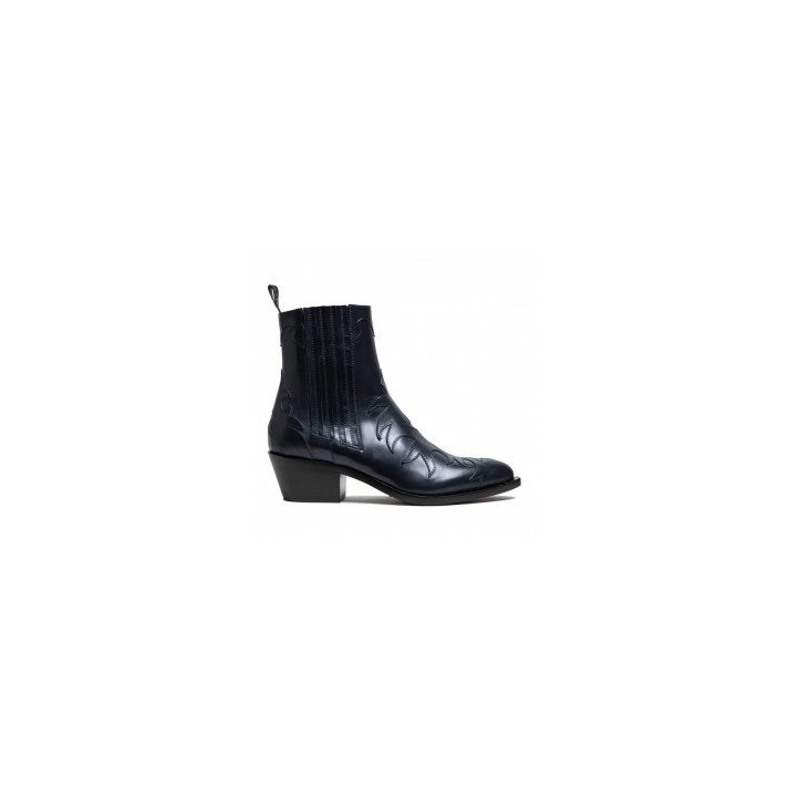 BOTTINE SR 3645 FLAMME PARMA NAVY SARTORE