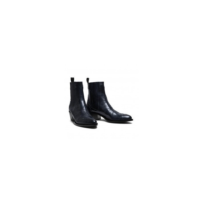 BOTTINE SR 3645 FLAMME PARMA NAVY SARTORE