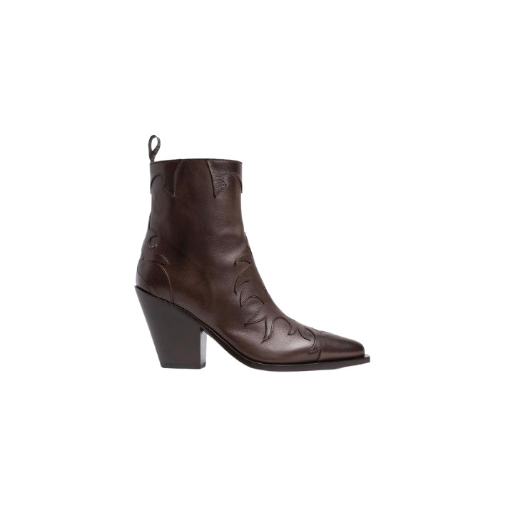 BOTTINE 85 SR 3666 FLAMME TALON EBENO SARTORE