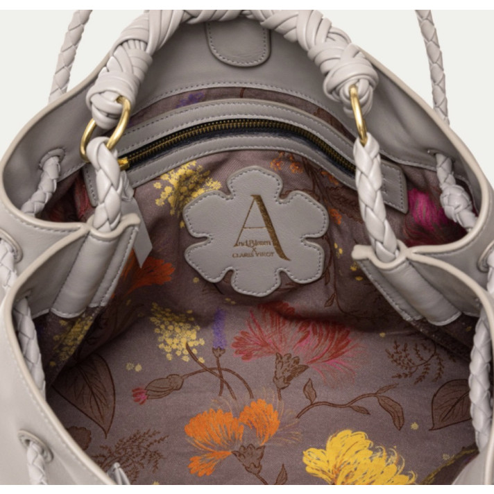 SAC DENISE GRIS AND BLOOM CLARIS VIROT